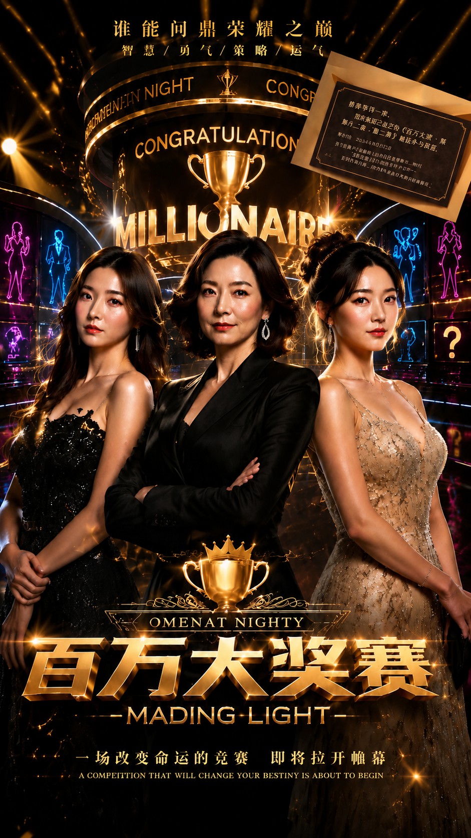 百万大奖挑战海报